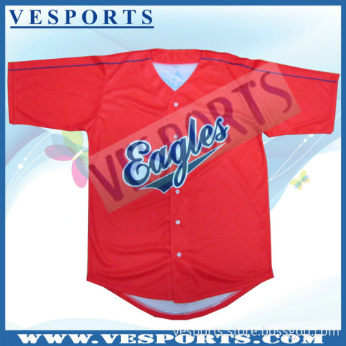 Sublimation Printing Throwback Baseball Jersey